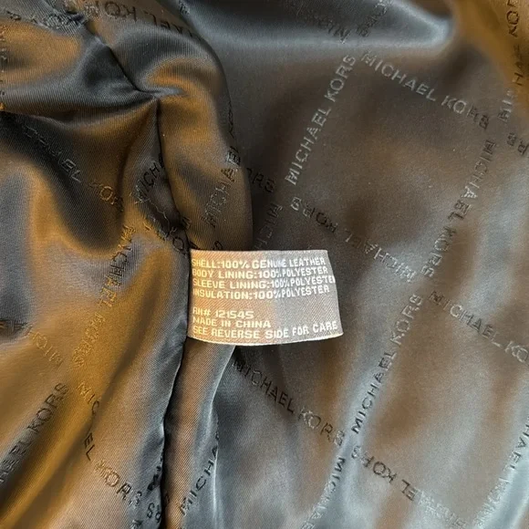 Michael Kors Leather Jacket - Picture 8 of 11